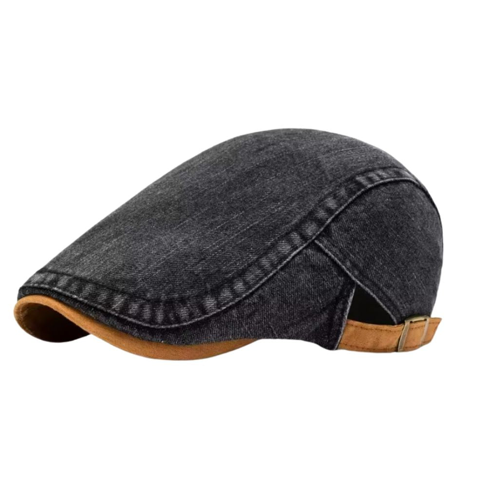 Gorra Rockin10 vintage vaquera negra tierra