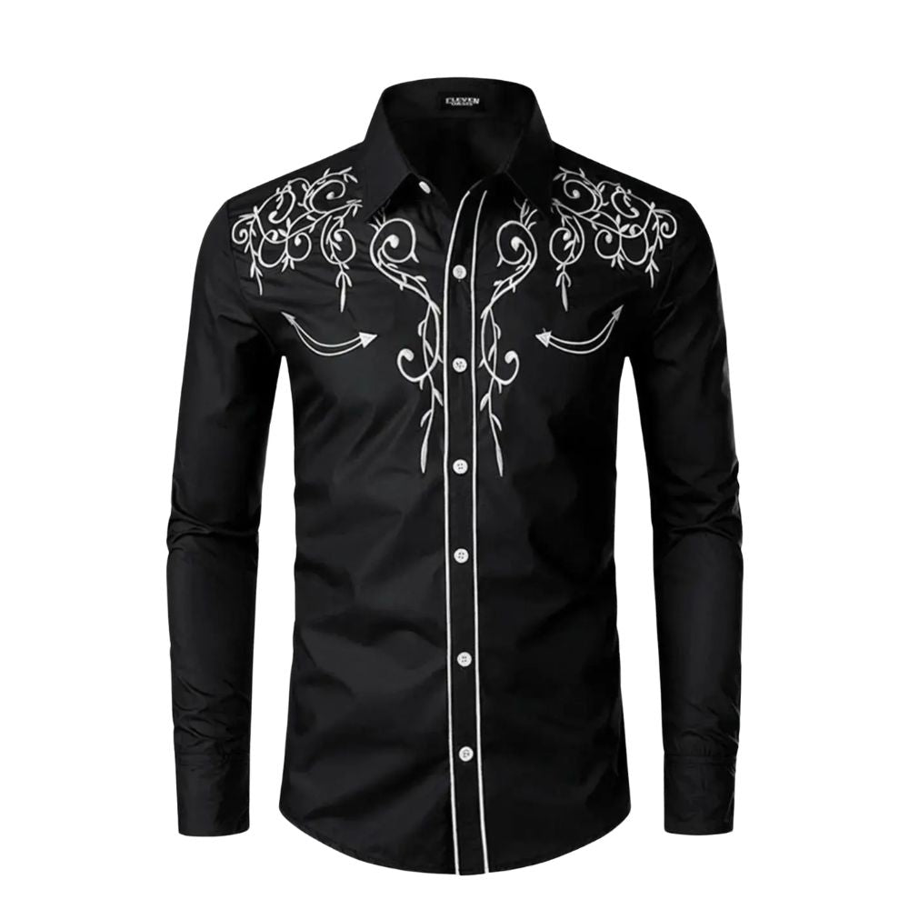 Camisa CountryRock con adornos bordados