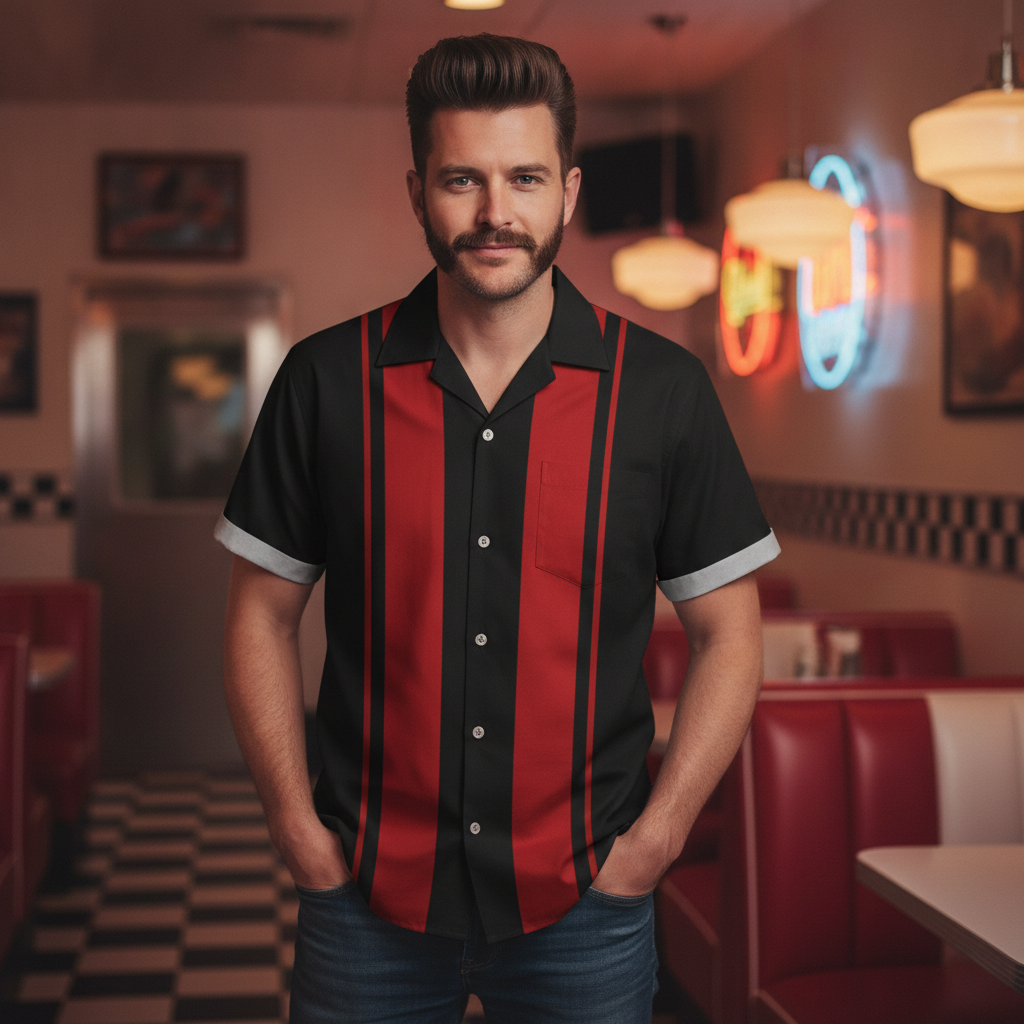 Camisa Rockin6 Bowling