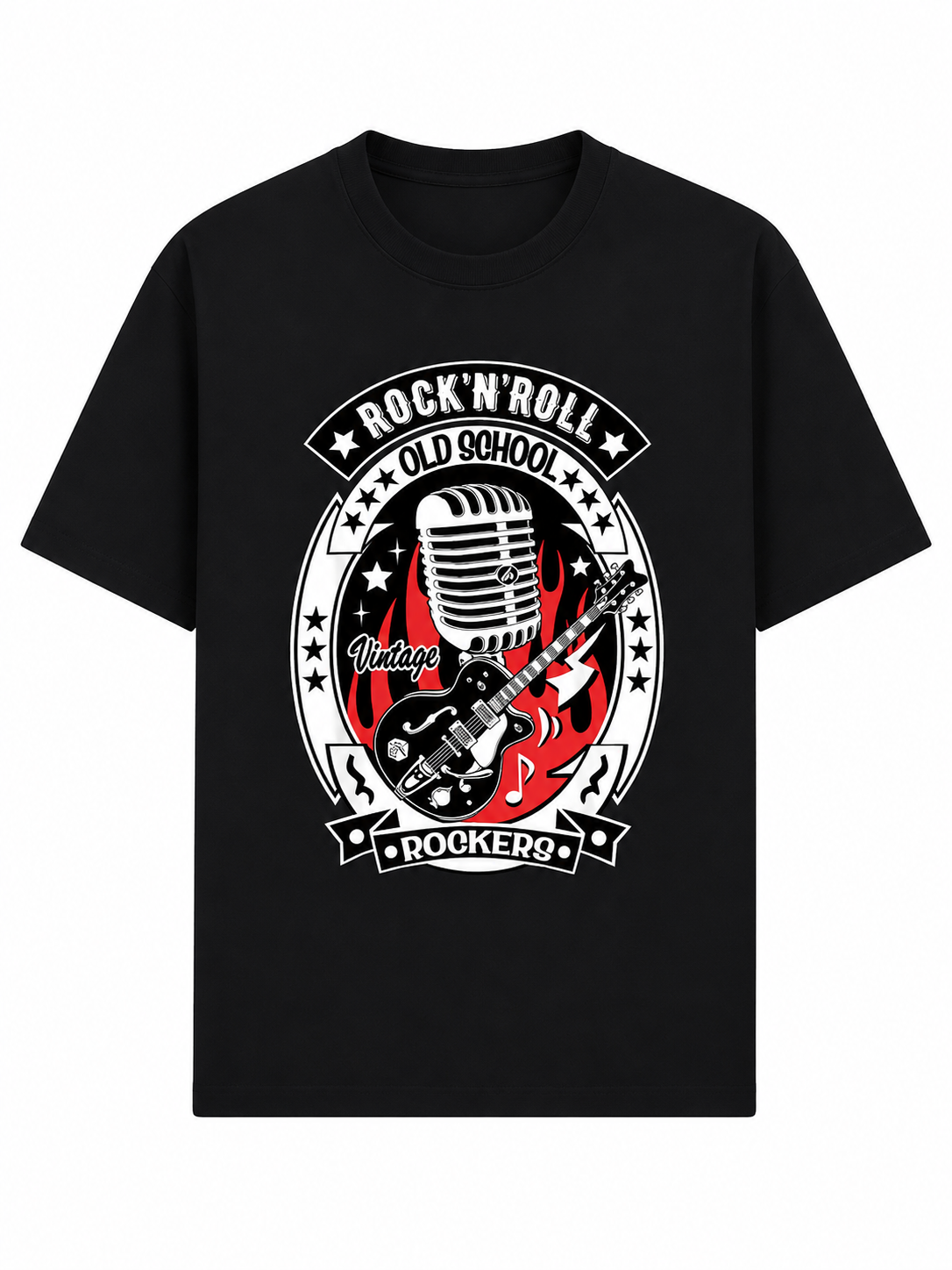 Camiseta Rockin7 'Rock & Roll Old School'