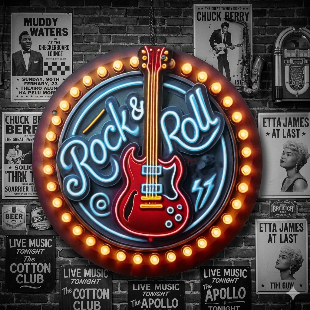 Decoración de pared Rockin1 ‘Rock & Roll’