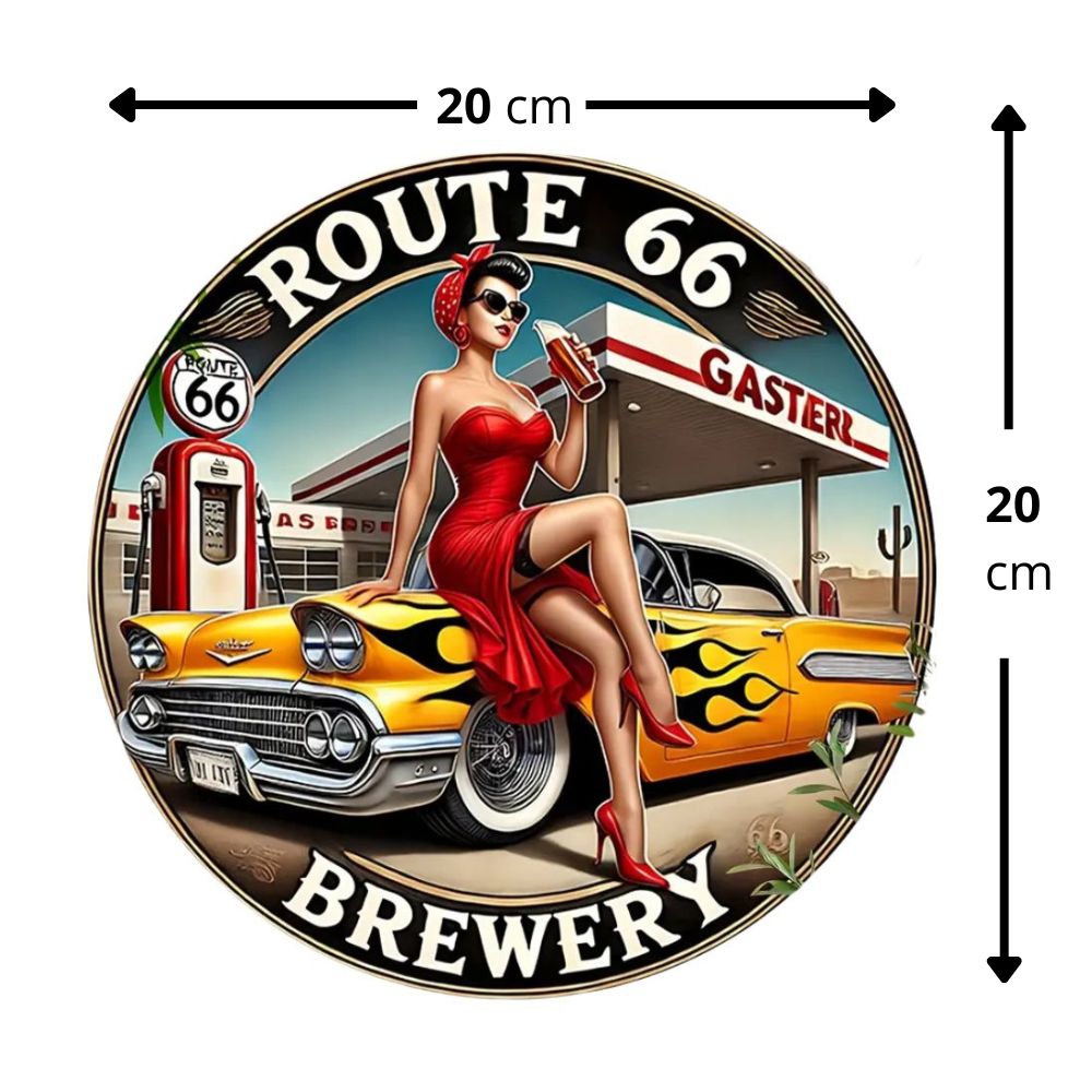Decoración de pared 'Rockin2' Route 66