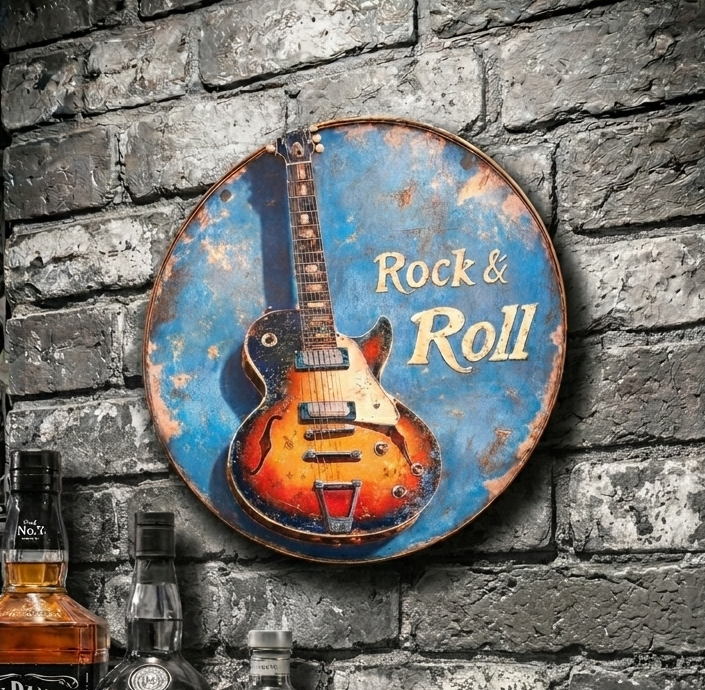 Placa decorativa Rockin5 ‘Rock & Roll’