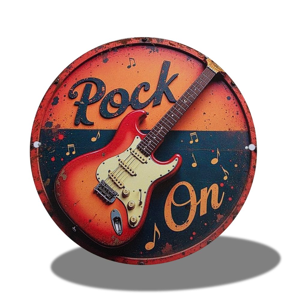 Placa decorativa Rockin7 ‘Rock On’