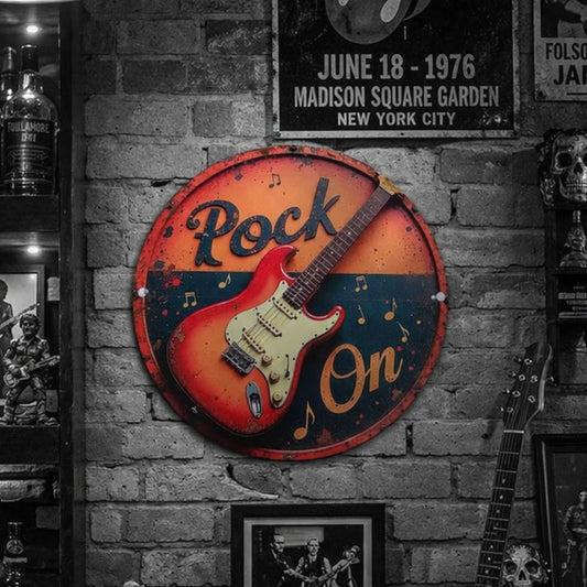 Placa decorativa Rockin7 ‘Rock On’