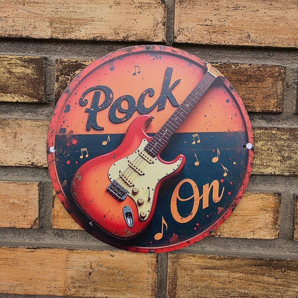 Placa decorativa Rockin7 ‘Rock On’