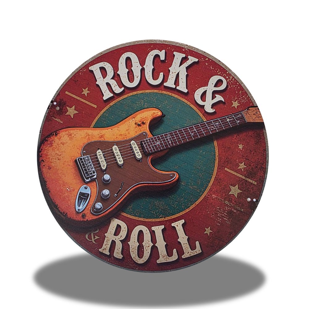 Placa decorativa Rockin9 ‘Rock & Roll’