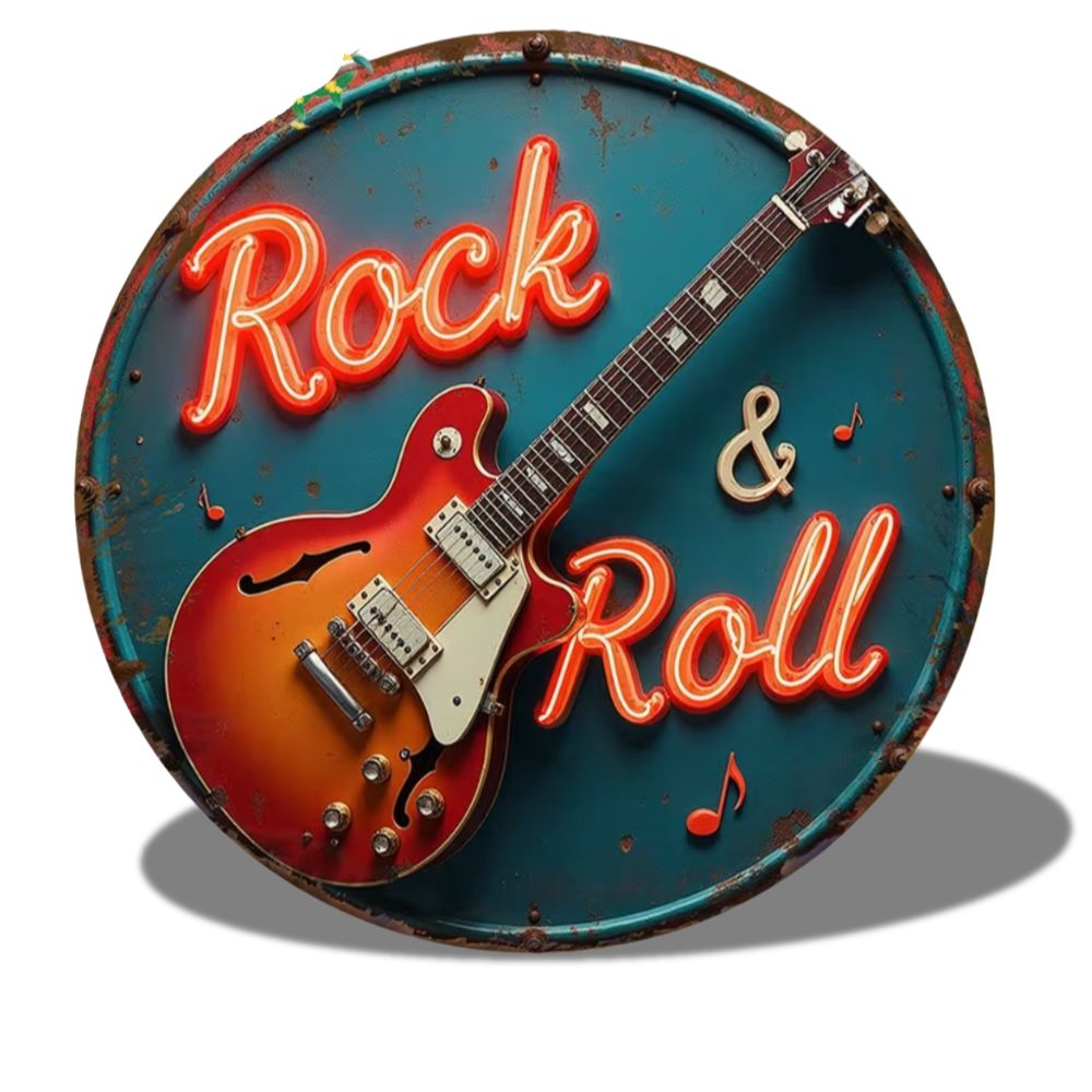 Placa decorativa Rockin13 ‘Rock & Roll’