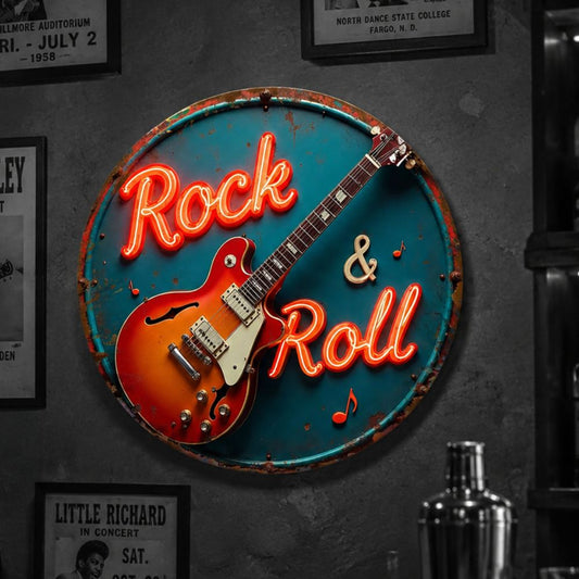 Placa decorativa Rockin13 ‘Rock & Roll’