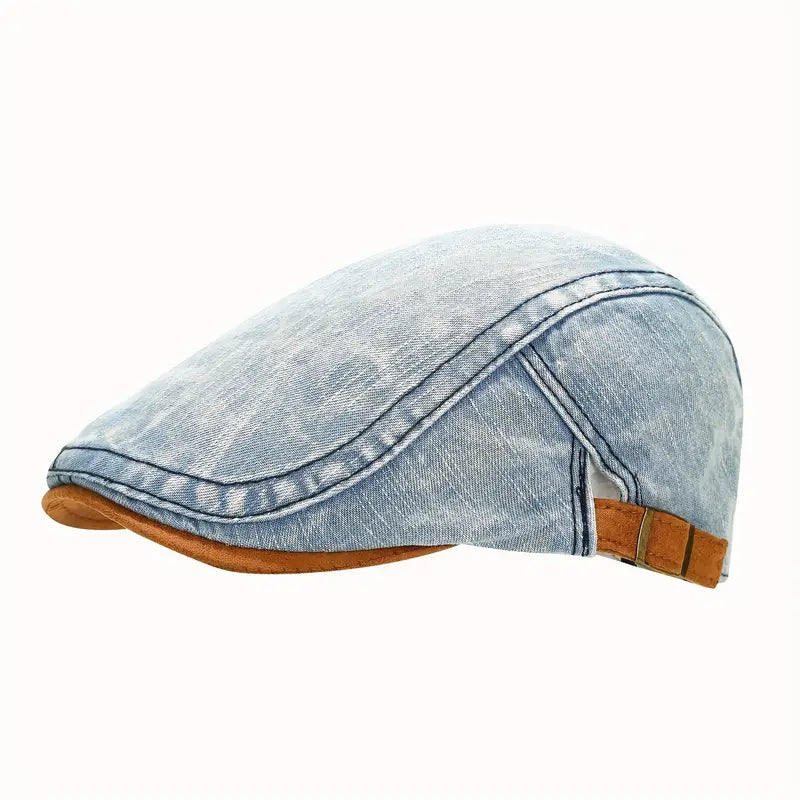 Gorra Rockin12 vintage vaquera  celeste tierra