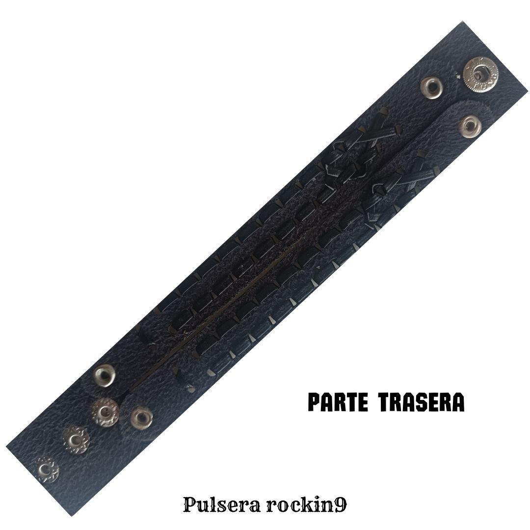 Pulsera Rockin9 doble trenzada